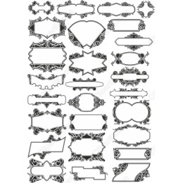 Elegant Ornate Bundle - Decorative Frames Set