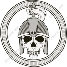 Roman Gladiator Skull Helmet