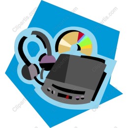 Retro CD Player and Headphones