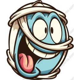 Playful Blue Character