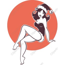 Christmas Pin-Up Girl