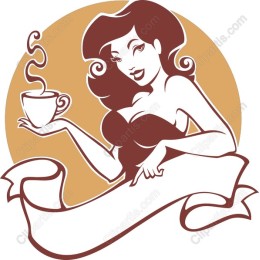 Chic Coffee Woman