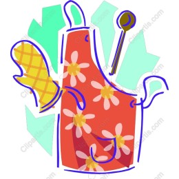 Cheerful Floral Apron