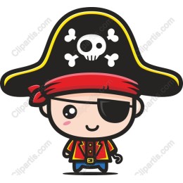 Adorable Pirate Character