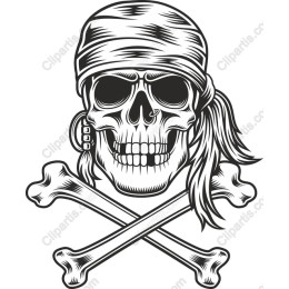 Pirate Skull and Crossbones
