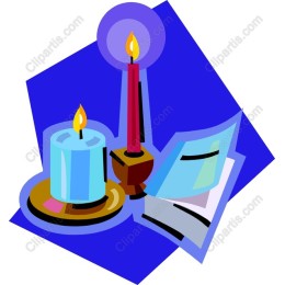 Serene Candle and Book