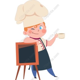 Cheerful Chef Character