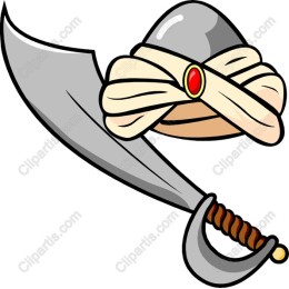 Elegant Sword and Turban