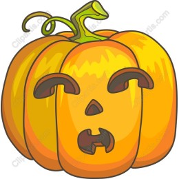 Whimsical Halloween Pumpkin