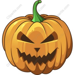 Whimsical Halloween Jack-o'-Lantern