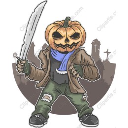 Spooky Pumpkin Warrior