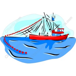 Vibrant Fishing Boat