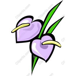 Heart-Shaped Lavender Flower
