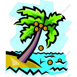 Tropical Paradise Palm Tree