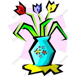 Colorful Tulip Vase