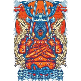 Fierce Samurai Bear