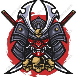 Fierce Samurai Warrior