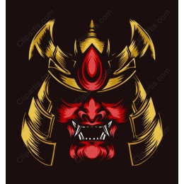 Fierce Samurai Mask