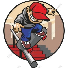 Dynamic Skateboarder