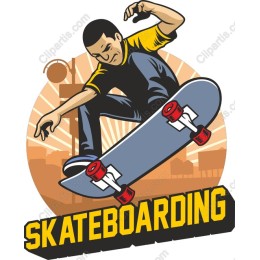 Vibrant Skateboarding