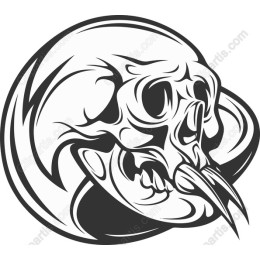Bold Gothic Skull