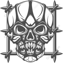 Barbed Skull