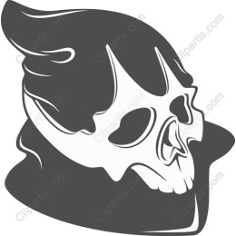 Ghostly Skull