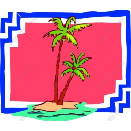 Tropical Paradise Palm Trees