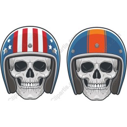 Biker Skull Vintage Helmet