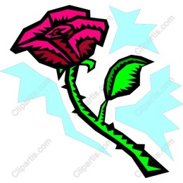 Vibrant Stylized Rose