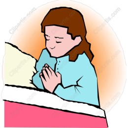 Peaceful Praying Girl