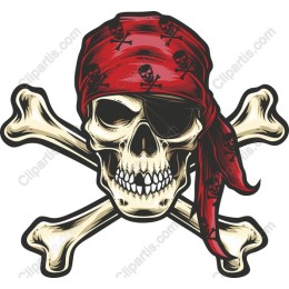 Pirate Skull and Crossbones