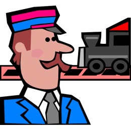 Vintage Train Conductor