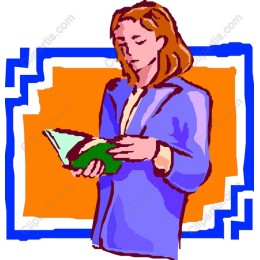 Professional Woman Reading