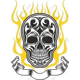 Fiery Skull