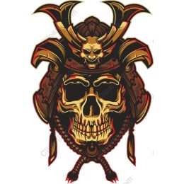 Samurai Skull work