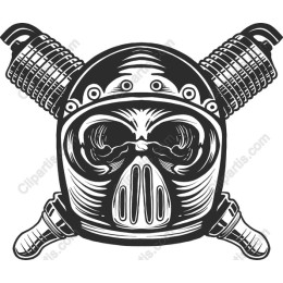 Rebel Skull Helmet