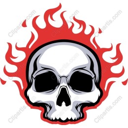 Fiery Skull
