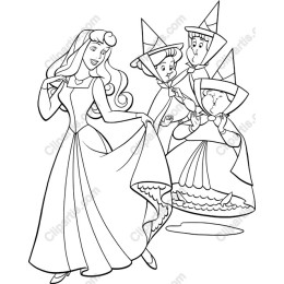 Fairytale Princess Coloring