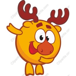Cheerful Yellow Cartoon Character