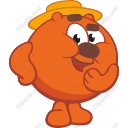Cheerful Cartoon Character