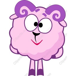 Charming Pink Sheep