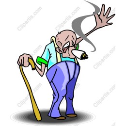 Quirky Elderly Man