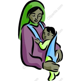 Mother and Child Embrace