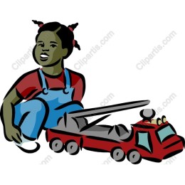 Joyful Child with Toy Truck