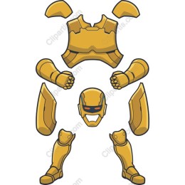 Gold Robotic Armor