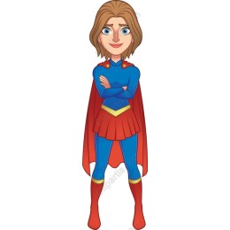 Vibrant Superheroine