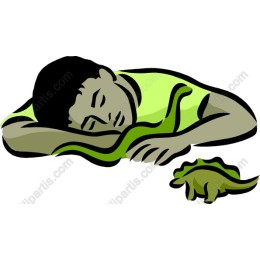 Sleepy Boy and Dinosaur