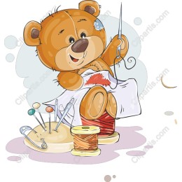 Cute Teddy Bear Sewing