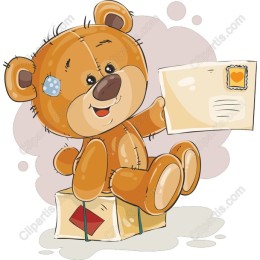 Teddy Bear with Letter